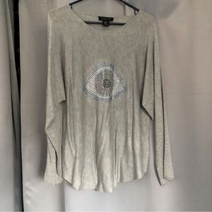 Rachel Zoe Evil Eye Lightweight Sweater,XL
